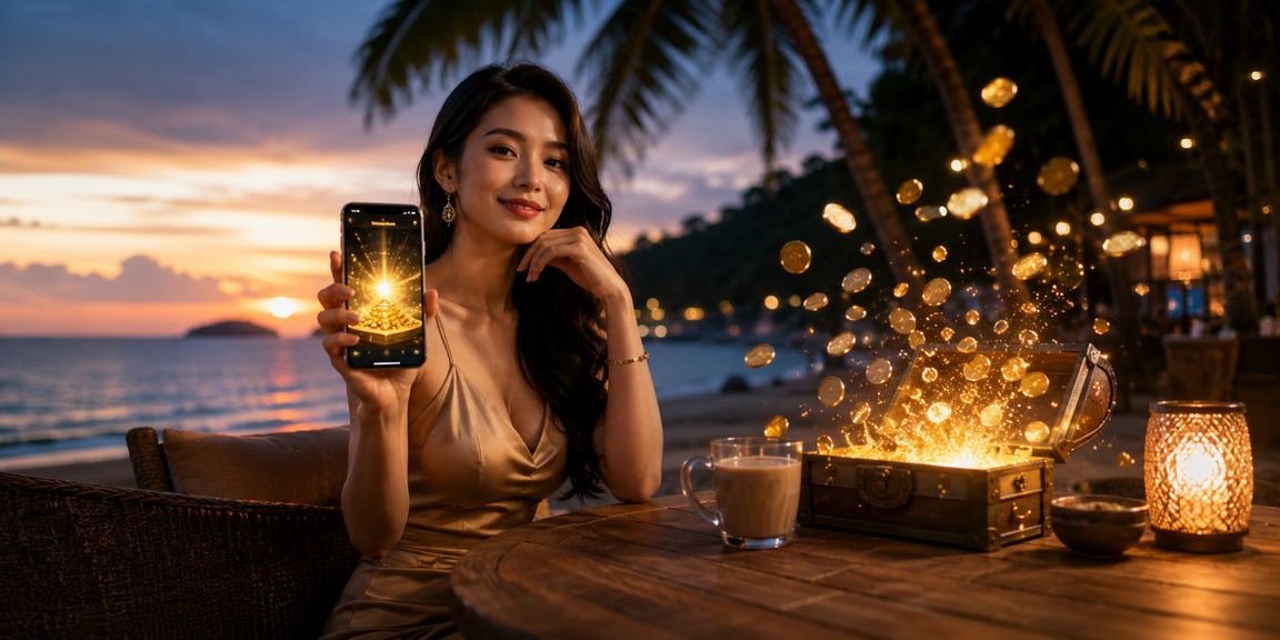 Pemain di Pulau Pinang membuat deposit dalam talian menggunakan kaedah tempatan